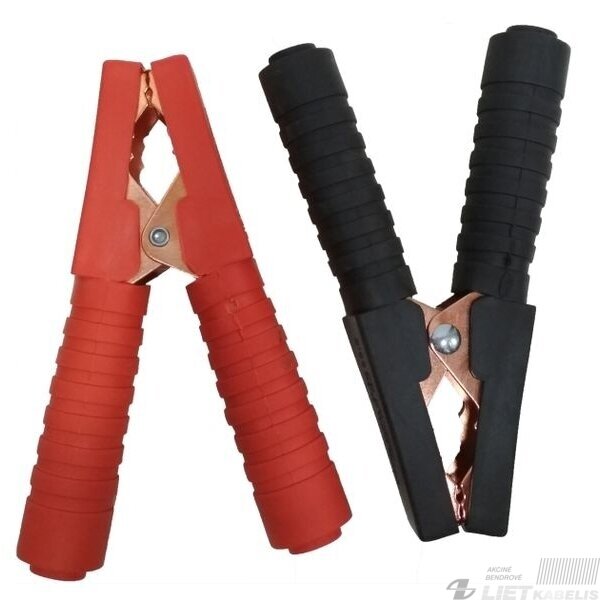 Gnybtas-krokodilas KRCLP, 150A, ilgis 140mm, lenkimo amplitudė 35mm,juodas (1vnt) Gnybtas-krokodilas KRCLP, 150A, ilgis 140mm, lenkimo amplitudė 35mm,juodas (1vnt)