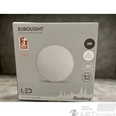 LED šviestuvas 18W, 4000K IP65, Eurolight Hamburg