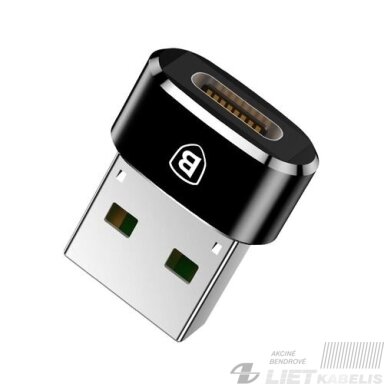 Adapteris USB A kištukas, USB C lizdas su OTG, BASEUS Adapteris USB A kištukas, USB C lizdas su OTG, BASEUS