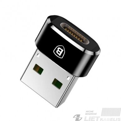 Adapteris USB A kištukas, USB C lizdas su OTG, BASEUS Adapteris USB A kištukas, USB C lizdas su OTG, BASEUS