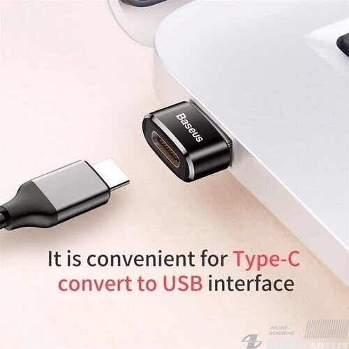 Adapteris USB A kištukas, USB C lizdas su OTG, BASEUS 1
