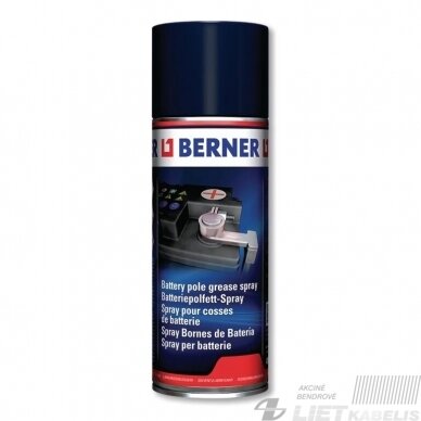 Aerozolis baterijų poliams 400ml Berner Aerozolis baterijų poliams 400ml Berner