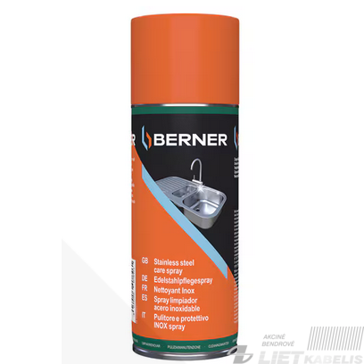 Aerozolis nerūdijančiam plienui 400ml Berner