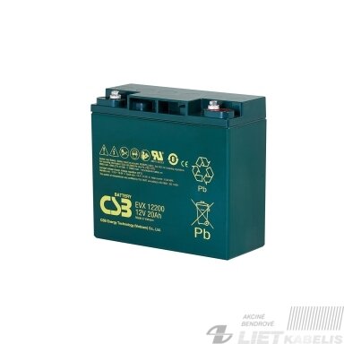Akumuliatorius 12V 20Ah I1 Pb CSB