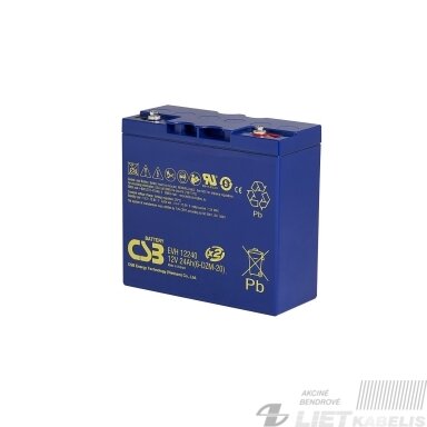 Akumuliatorius 12V 24Ah I1 Pb CSB