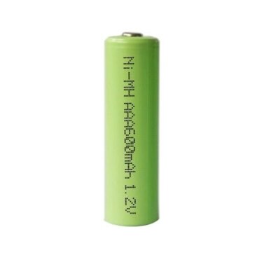 Akumuliatorius AA, 1,2V, 600mAh, Ni-MH