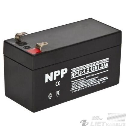 Akumuliatorius NP12-1,2Ah 12V 1,2Ah NPP Akumuliatorius NP12-1,2Ah 12V 1,2Ah NPP