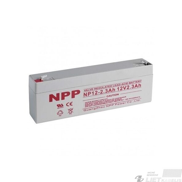 Akumuliatorius NP12-2,3Ah 12V 2,3Ah NPP 2
