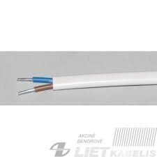Aliumininis jėgos kabelis su PVC izoliacija AVVG 2x6mm² (plokščias) Lietkabelis Aliumininis jėgos kabelis su PVC izoliacija AVVG 2x6mm² (plokščias) Lietkabelis