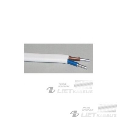 Aliumininis jėgos kabelis su PVC izoliacija AVVG 2x4,0mm² Lietkabelis Aliumininis jėgos kabelis su PVC izoliacija AVVG 2x4,0mm² Lietkabelis