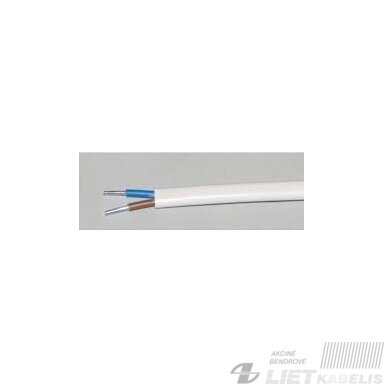 Aliumininis jėgos kabelis su PVC izoliacija AVVG 2x6mm² (plokščias) Lietkabelis Aliumininis jėgos kabelis su PVC izoliacija AVVG 2x6mm² (plokščias) Lietkabelis