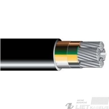 Aliumininis jėgos kabelis su XLPE izoliacija AXPK 4x35mm² (AVVG) (1 m) Aliumininis jėgos kabelis su XLPE izoliacija AXPK 4x35mm² (AVVG) (1 m)