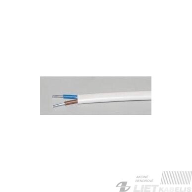 Aliumininis jėgos kabelis su PVC izoliacija AVVG 2x6mm² (plokščias)  Lietkabelis