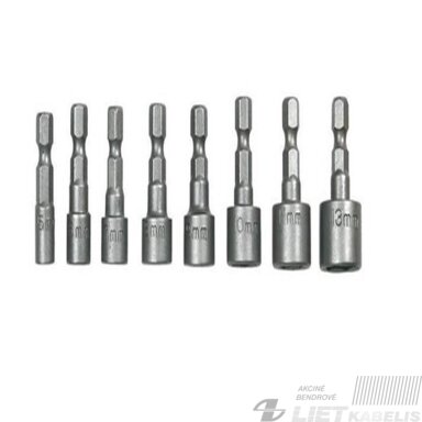 Antgalių komplektas, 201001 5-13mm 8vnt., Vagner Antgalių komplektas, 201001 5-13mm 8vnt., Vagner