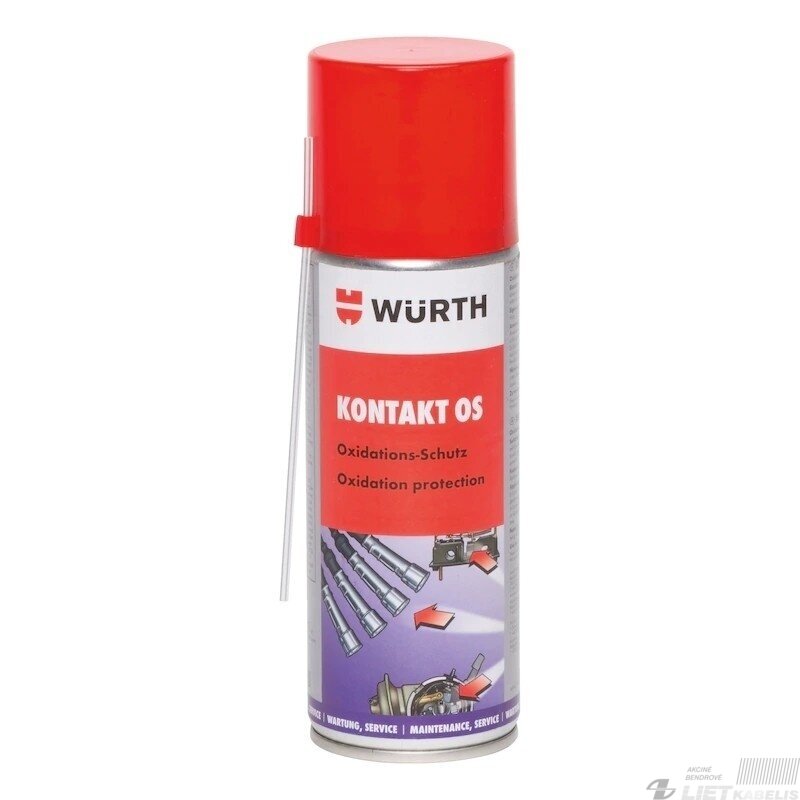 Antioksidacinė apsauga kontaktams OS 200ml, WURTH Antioksidacinė apsauga kontaktams OS 200ml, WURTH