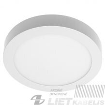 LED šviestuvas Oris plus 24W, 4000K, 2000Lm, IP20, apvalus pridedamas, GTV