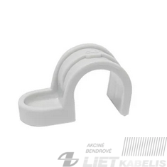 Apkaba vamzdžiams 20mm 13/16 vienguba plastilkinė FP, CELO Apkaba vamzdžiams 20mm 13/16 vienguba plastilkinė FP, CELO
