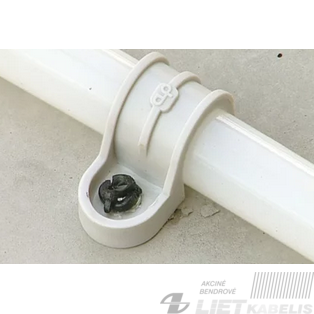 Apkaba vamzdžiams 20mm 13/16 vienguba plastilkinė FP, CELO 1 Apkaba vamzdžiams 20mm 13/16 vienguba plastilkinė FP, CELO 1