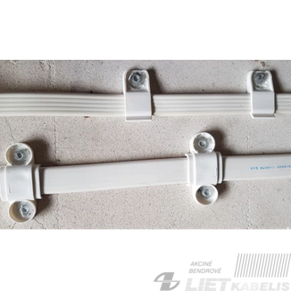 Apkaba laidams 9x25mm plokščia vienguba plastikinė TPLC, CELO 2 Apkaba laidams 9x25mm plokščia vienguba plastikinė TPLC, CELO 2