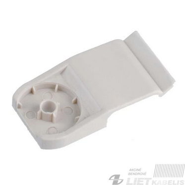 Apkaba laidams 6x17mm plokščia vienguba plastikinė TPC, CELO Apkaba laidams 6x17mm plokščia vienguba plastikinė TPC, CELO