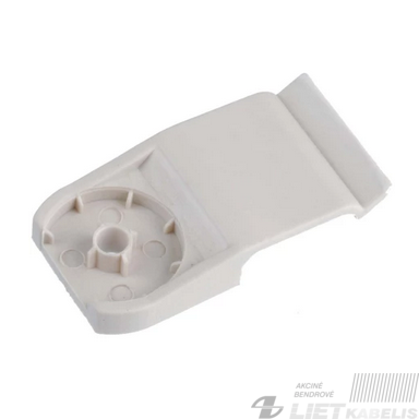 Apkaba laidams 6x17mm plokščia vienguba plastikinė TPC, CELO