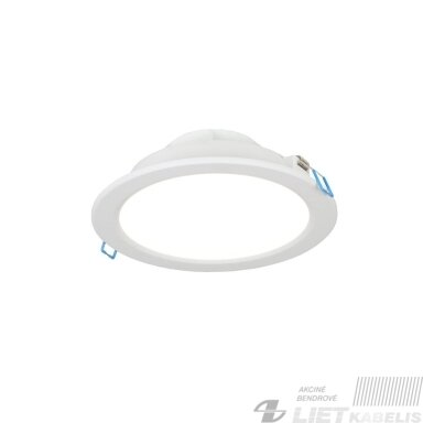 LED šviestuvas 8W 3000K-6500K, 700Lm apvalus, įleidžiamas, SPECTOR LIGHT LED šviestuvas 8W 3000K-6500K, 700Lm apvalus, įleidžiamas, SPECTOR LIGHT