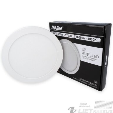 LED šviestuvas 18W, 2700K, 1570lm, LEDline LED šviestuvas 18W, 2700K, 1570lm, LEDline