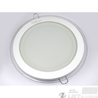 įleidžiamas, apvalus LED šviestuvas (su stiklu), 18W/DL, V-tac įleidžiamas, apvalus LED šviestuvas (su stiklu), 18W/DL, V-tac