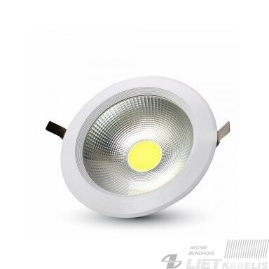 Apvalus LED šviestuvas 30W 4500K, COB A++, V-TAC Apvalus LED šviestuvas 30W 4500K, COB A++, V-TAC