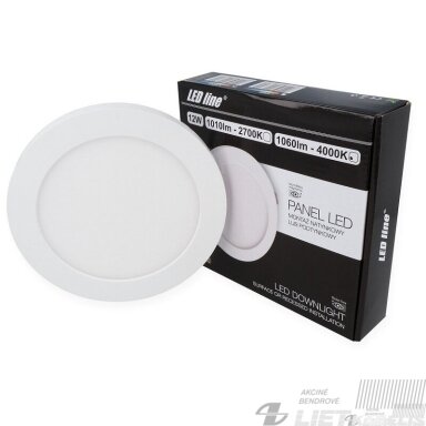 LED šviestuvas 12W, 4000K, 1060lm, LEDline LED šviestuvas 12W, 4000K, 1060lm, LEDline