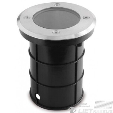 Įleidžiamas šviestuvas apvalus ALFA-O, 50W, GU10, IP67, GTV Įleidžiamas šviestuvas apvalus ALFA-O, 50W, GU10, IP67, GTV