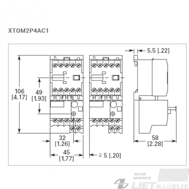 Apsauga nuo perkrovimo ZE-2.4 1.6-2.4A Eaton 1 Apsauga nuo perkrovimo ZE-2.4 1.6-2.4A Eaton 1