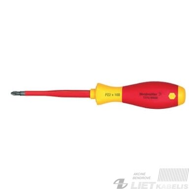 Atsuktuvas kryžminis, PZ2x100mm 1000V Weidmuller Atsuktuvas kryžminis, PZ2x100mm 1000V Weidmuller