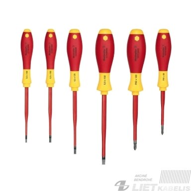 Atsuktuvas plokščias, 6,5x150mm Slim 1000V, Weidmuller Atsuktuvas plokščias, 6,5x150mm Slim 1000V, Weidmuller