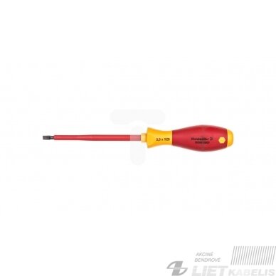 Atsuktuvas plokščias, 5,5x125mm 1000V Weidmuller Atsuktuvas plokščias, 5,5x125mm 1000V Weidmuller