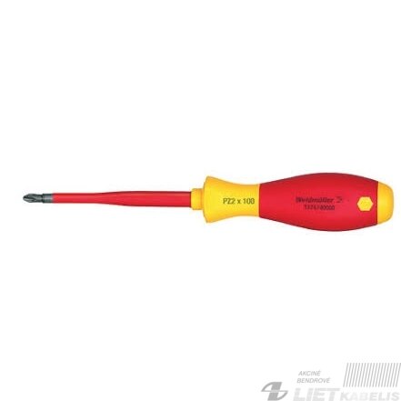Atsuktuvas kryžminis, PZ2x100mm 1000V Weidmuller Atsuktuvas kryžminis, PZ2x100mm 1000V Weidmuller