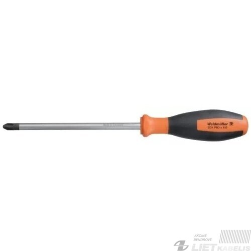Atsuktuvas kryžminis, PH3x150mm 1000V Weidmuller Atsuktuvas kryžminis, PH3x150mm 1000V Weidmuller
