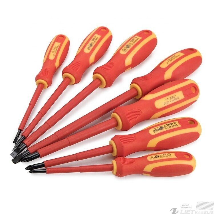 Atsuktuvas plokščias YF-20601 SL 3x75mm 1000V, Haushalt 1 Atsuktuvas plokščias YF-20601 SL 3x75mm 1000V, Haushalt 1