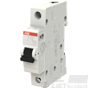 Automatinis jungiklis  SH201-C6/1, ABB