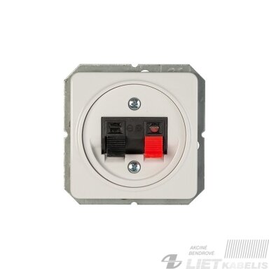 Audio lizdas GL02-02 be rėmelio, baltas, XP500