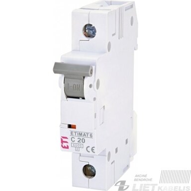 Automatinis jungiklis S-191C C20/1 ETI