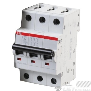 Automatinis jungiklis SH203-C32/3, ABB