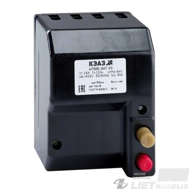 Automatinis išjungėjas AP50B-3MT 16A