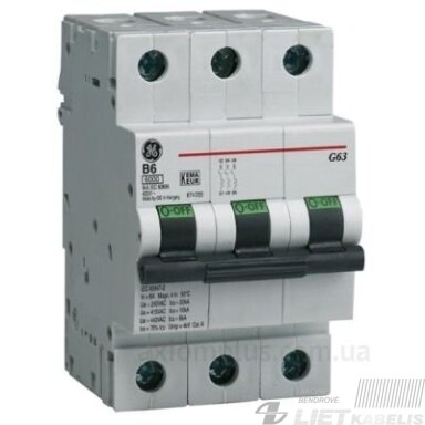 Automatinis jungiklis G63 B16/3 GE Automatinis jungiklis G63 B16/3 GE