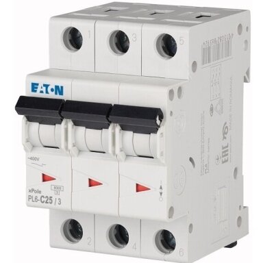 Automatinis jungiklis PL6-C25/3 Eaton