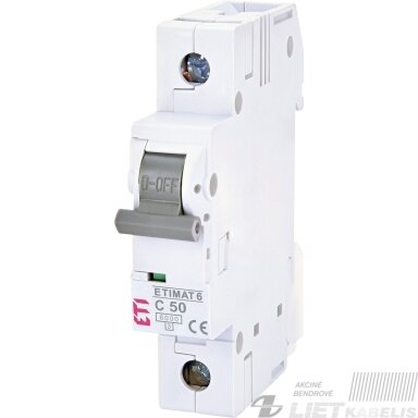 Automatinis jungiklis S-191C C50/1 ETI