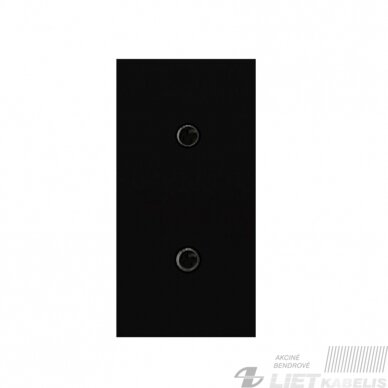 Audio lizdas 3,5mm 1/2 be rėmelio juoda, SPRING Audio lizdas 3,5mm 1/2 be rėmelio juoda, SPRING