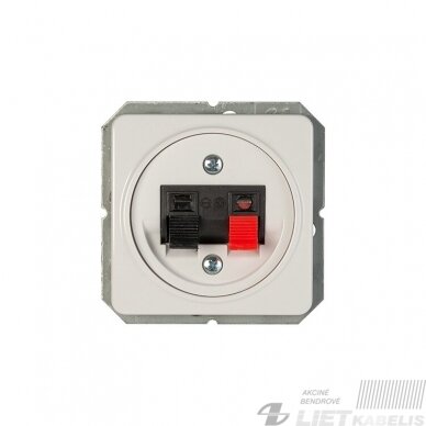 Audio lizdas, GL02-02 be rėmelio,(1 kolonėlei) baltas, Lx-200 Audio lizdas, GL02-02 be rėmelio,(1 kolonėlei) baltas, Lx-200