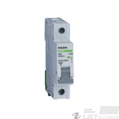 Automatinis jungiklis Ex9BN C10/1 Noark Automatinis jungiklis Ex9BN C10/1 Noark