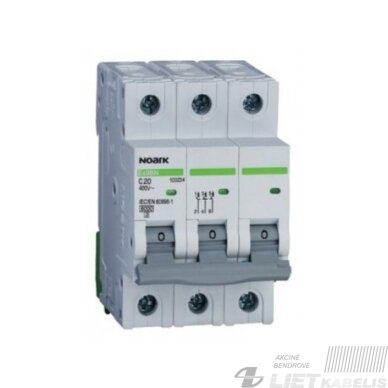 Automatinis jungiklis Ex9BN C50/3 Noark Automatinis jungiklis Ex9BN C50/3 Noark